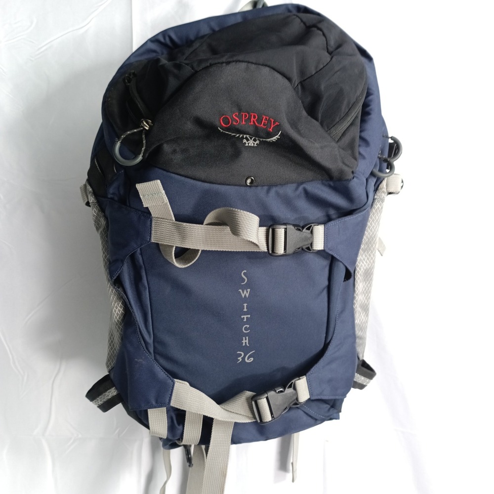 Osprey Switch 36 Backcountry Ski Snowboard Backpack Navy Blue Black s12